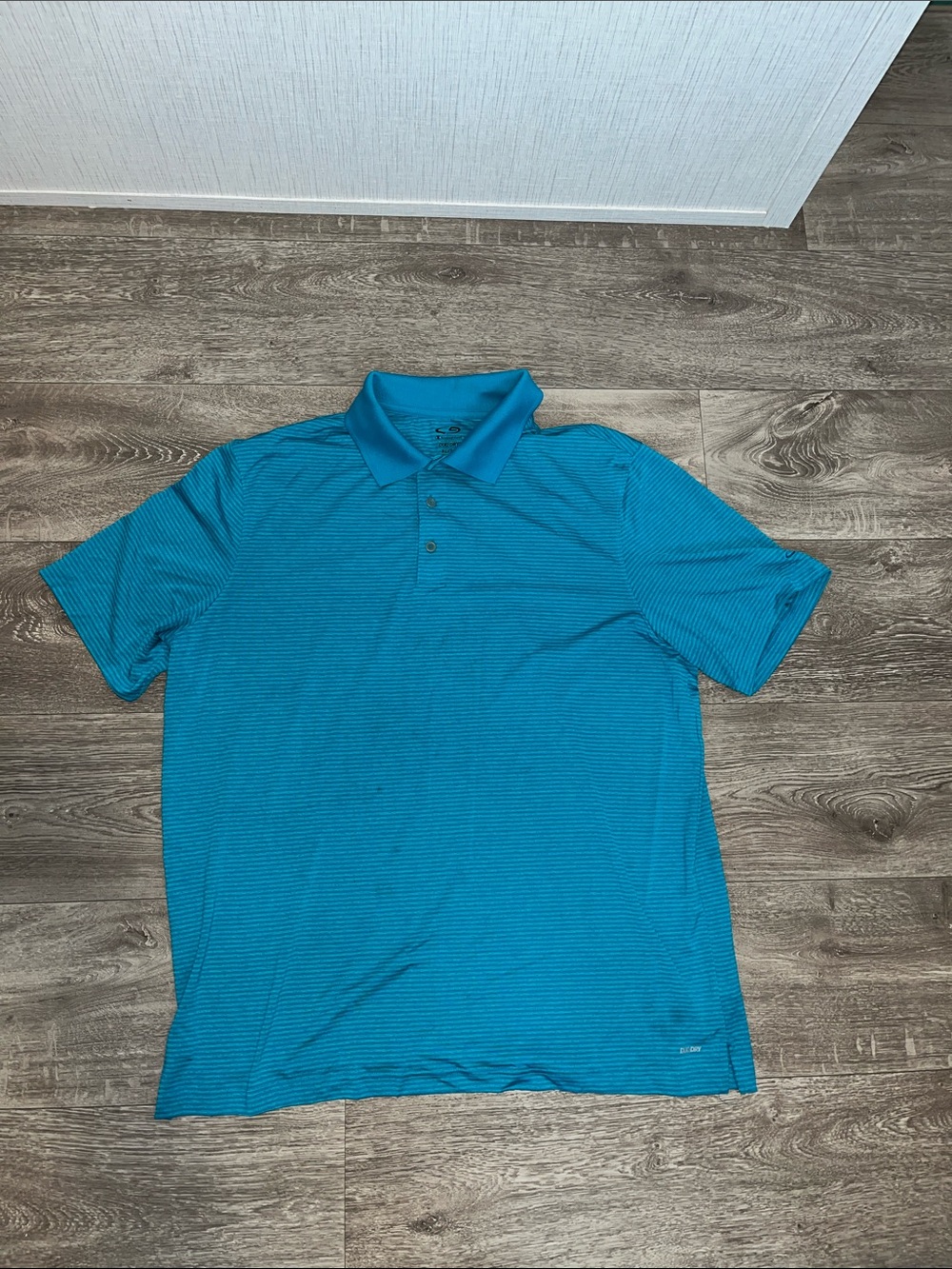 Men's Teal Performance Polo Shirt - Brand: